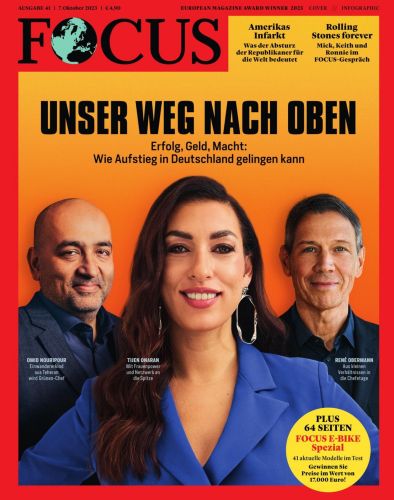 Cover: Focus Nachrichtenmagazin No 41 vom 07  Oktober 2023