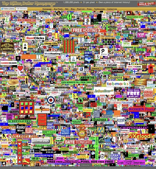million-dollar-webpage