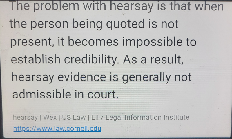Hearsay