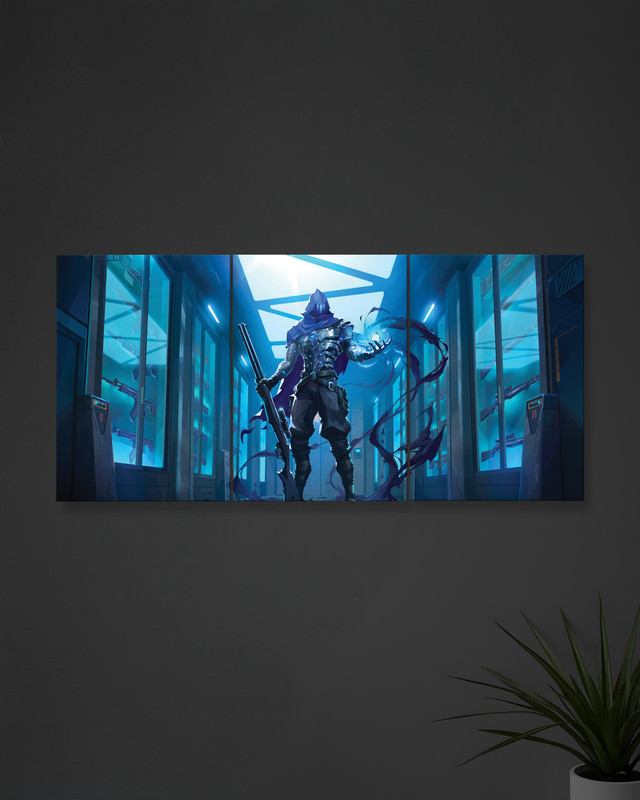 Omen #2 | Valorant | Games | 3 Piece Split Posters