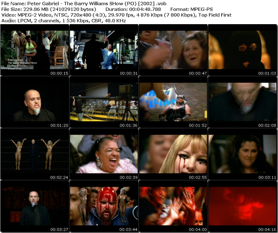 Peter Gabriel - The Barry Williams SHow (PO) [2002] .vob_tn