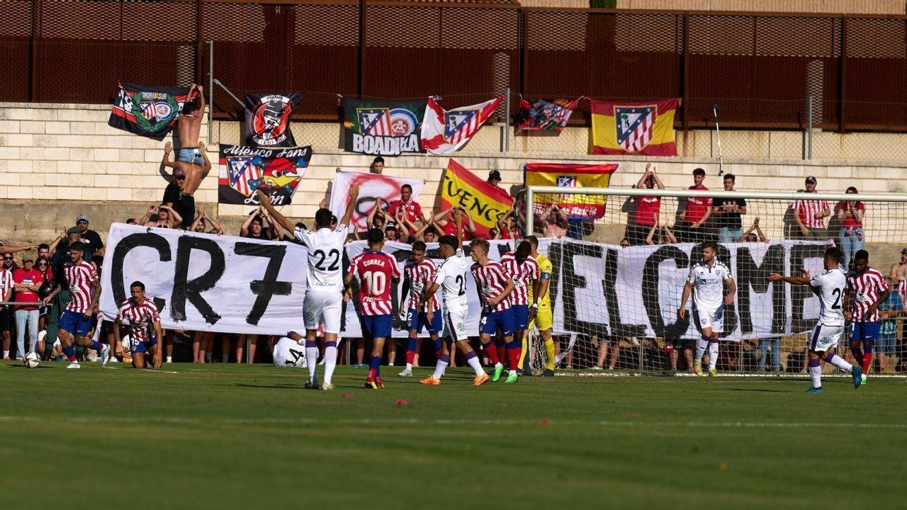 Cristiano Ronaldo responde a los aficionados del Atlético de Madrid