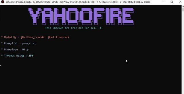 Hellfire Yahoo Checker