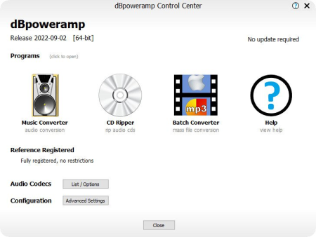 dBpoweramp Music Converter 2022.09.02 Reference
