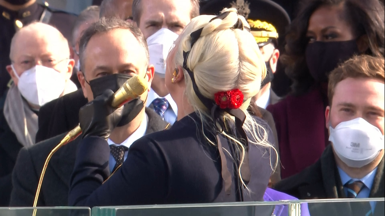 Lady Gaga - The Star-Spangled Banner,Inauguration of Joe Biden,Jan 20, 2021(FEED-1080i-MPA2.0-@rt-v-