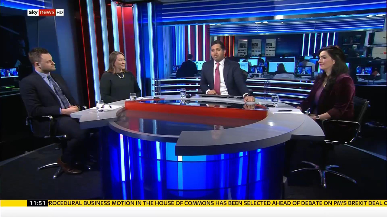 09 January - 11.15.59 - Sky News. Colin Brazier and Jayne Secker
