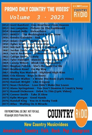 +V I D E O S - V - VA - Promo Only Country Radio 'The Videos' 2020 - 2023 - Page 3 03-2023-VA-Promo-Only-Country-Radio-The-Videos