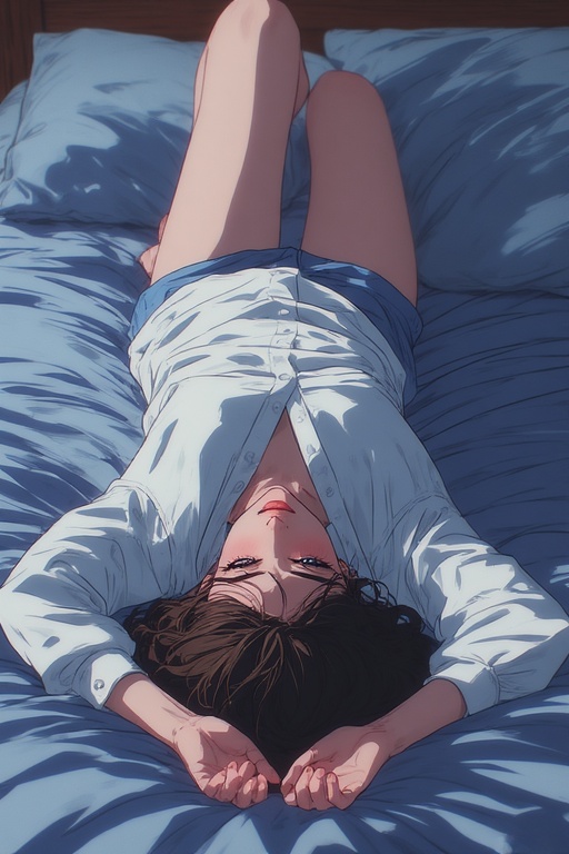 She-is-laying-down-on-a-bed-sp-18