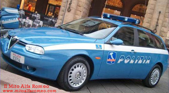 Alfa-Romeo-156 Sportwagon Polizia