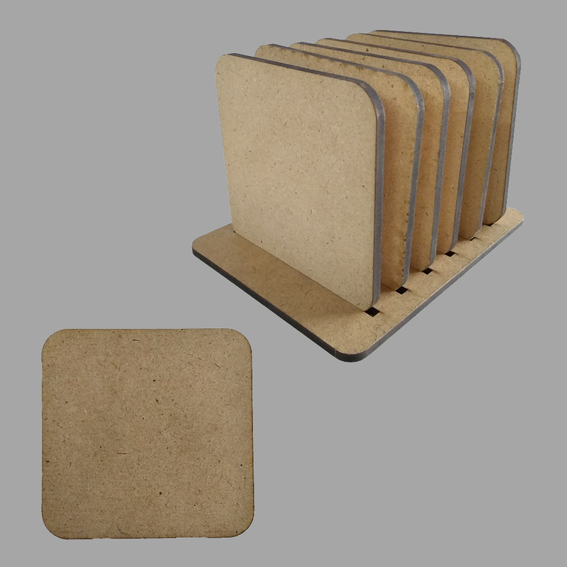 Image Transfer on Square Tea Coasters with Stand DIY Kit