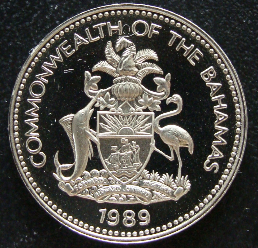 5 Centavos Dólar. Bahamas (1989) BAH-5-Centavos-D-lar-1989-anv