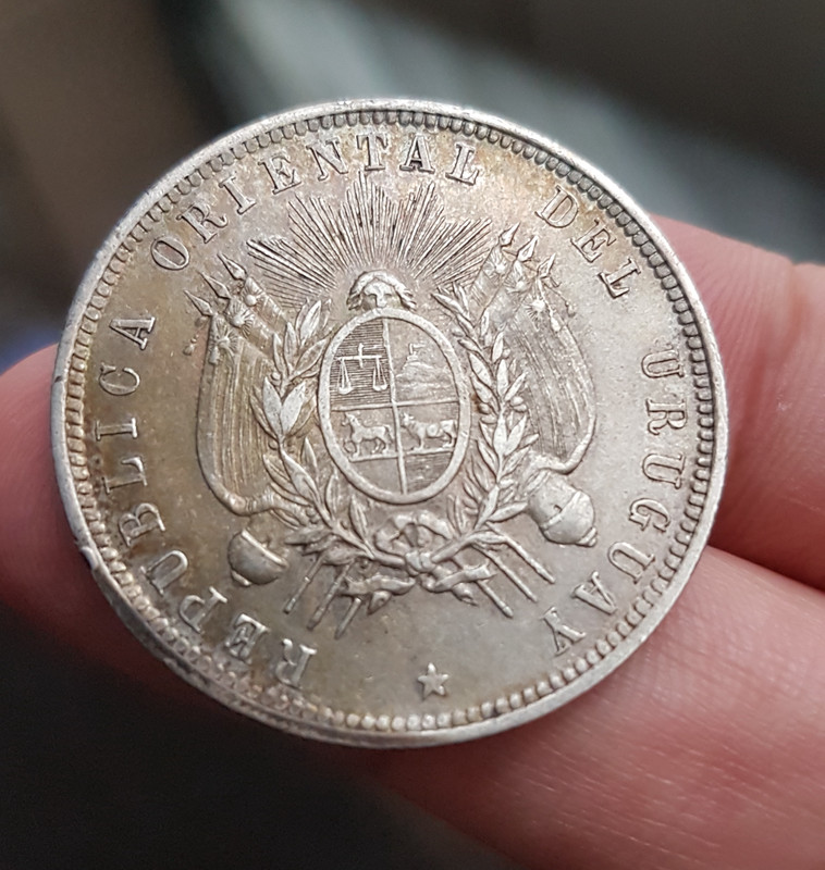 Uruguay •1893• 50 Centésimos S 20210226-165133