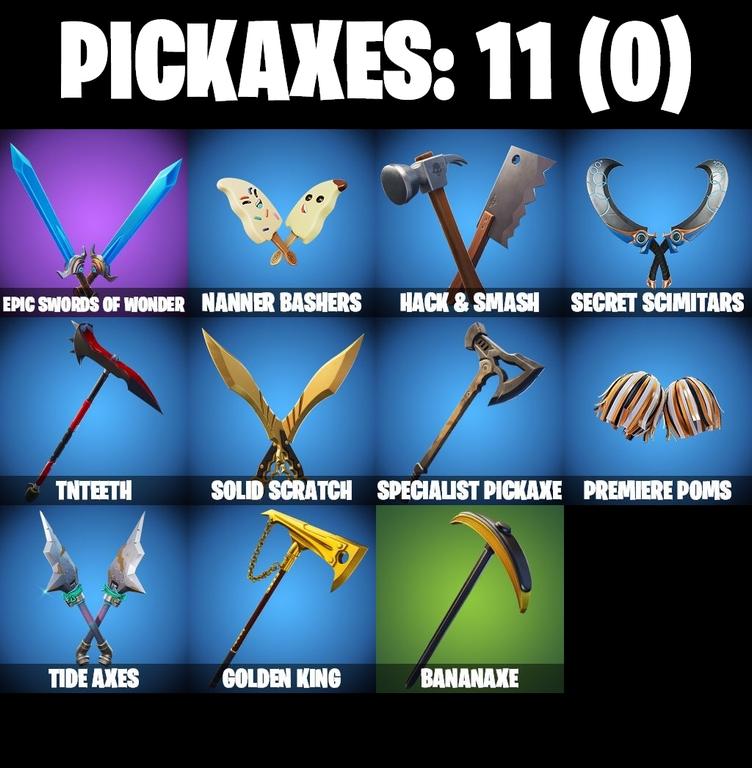 pickaxes comp