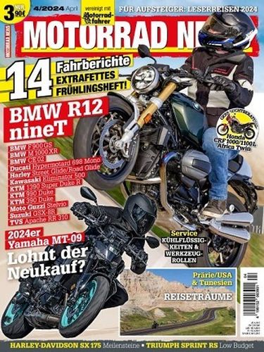 Cover: Motorrad News Magazin No 04 April 2024