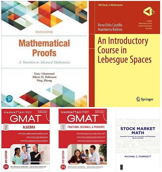 5 Mathematics English eBooks #