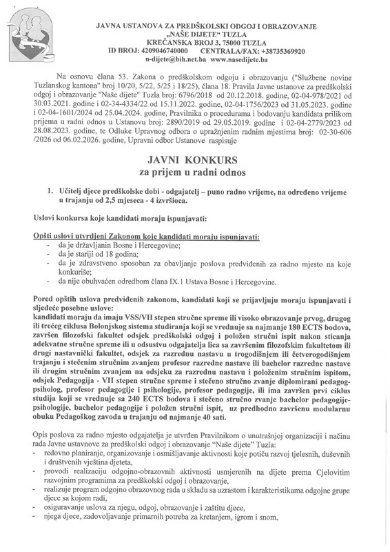 javni konkurs obavezni vid odgajatelji cijeli tekst page 0001