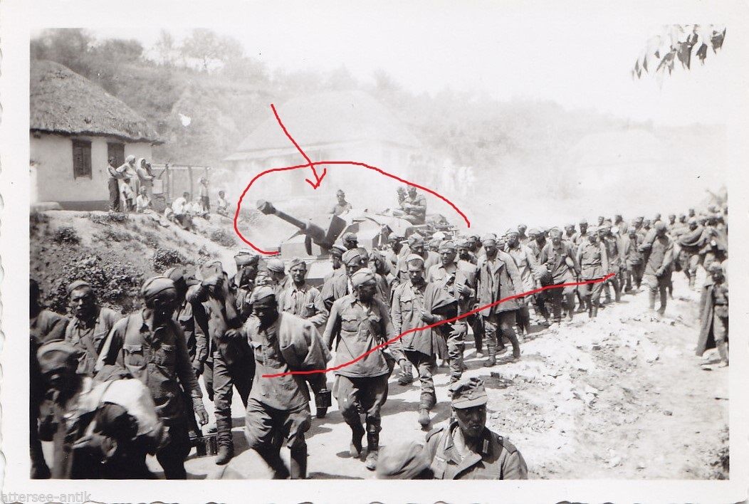 Sturmgeschütz Frühe Ausführung Russische Gefange