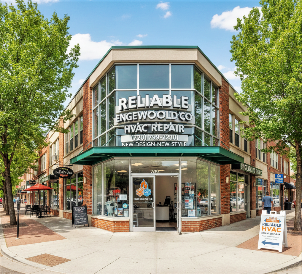 Reliable Englewood HVAC Repair Storefront