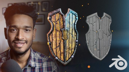 Blender 3D - Model and texture a stylised shield! Blender 3D - Model and texture a stylised shield!