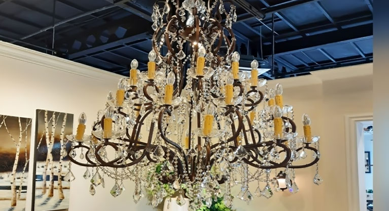 Belladonna 30 Lights Crystal Chandelier