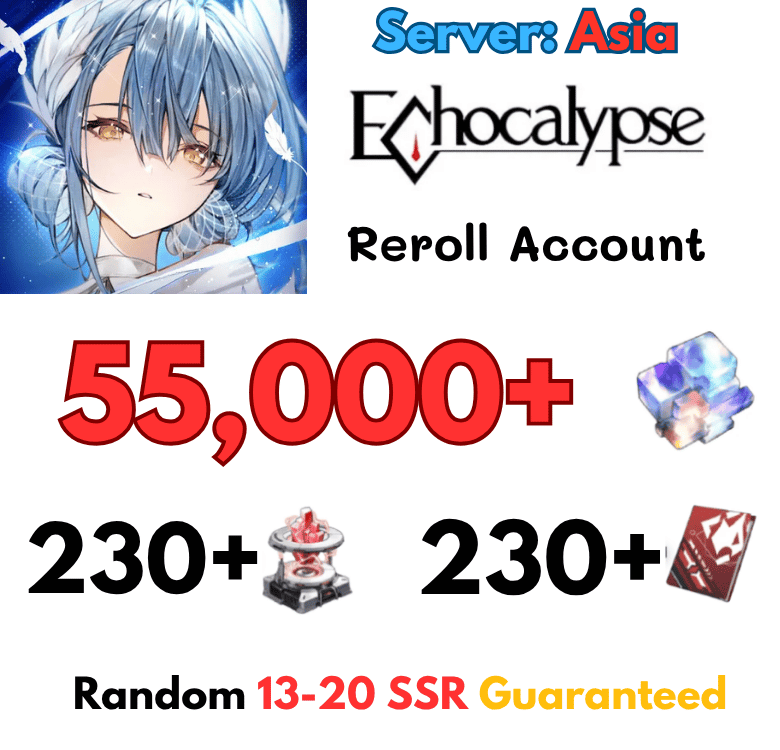 [Global/Asia] Echocalypse: Scarlet Covenant Reroll Account 