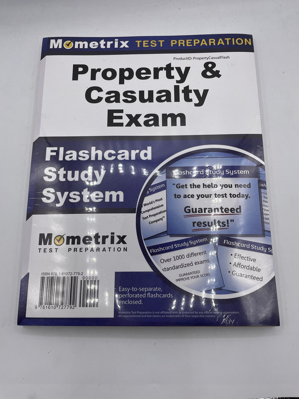 MOMETRIX TEST PREPARATION PRPERTY & CASUALTY EXAM FASHCARD STUDY SYSTEM