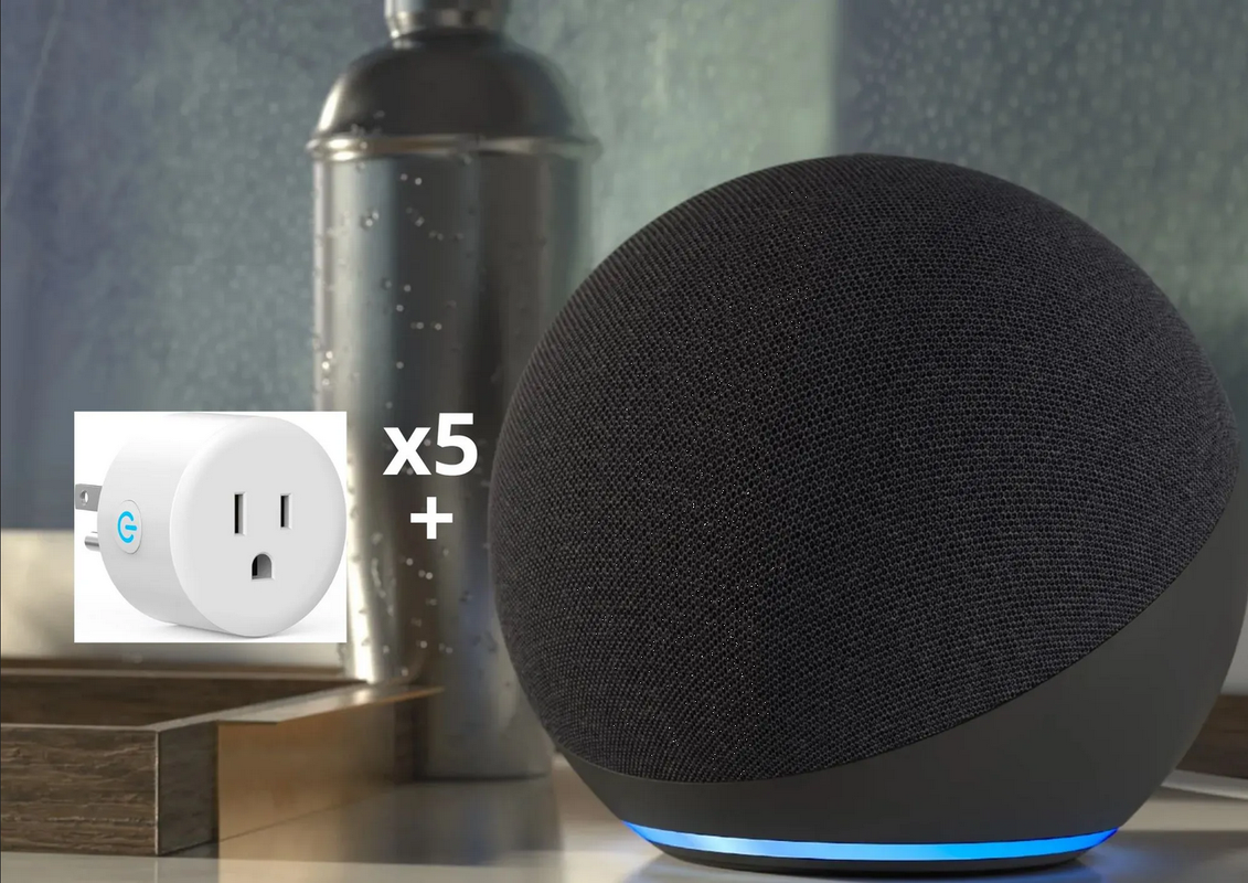 Lleva estas 5 Alexa Echo de quinta generación con regalo en descuento de Walmart