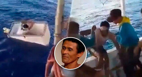 Rescatan a un hombre que naufragó durante 11 días, video se vuelve viral