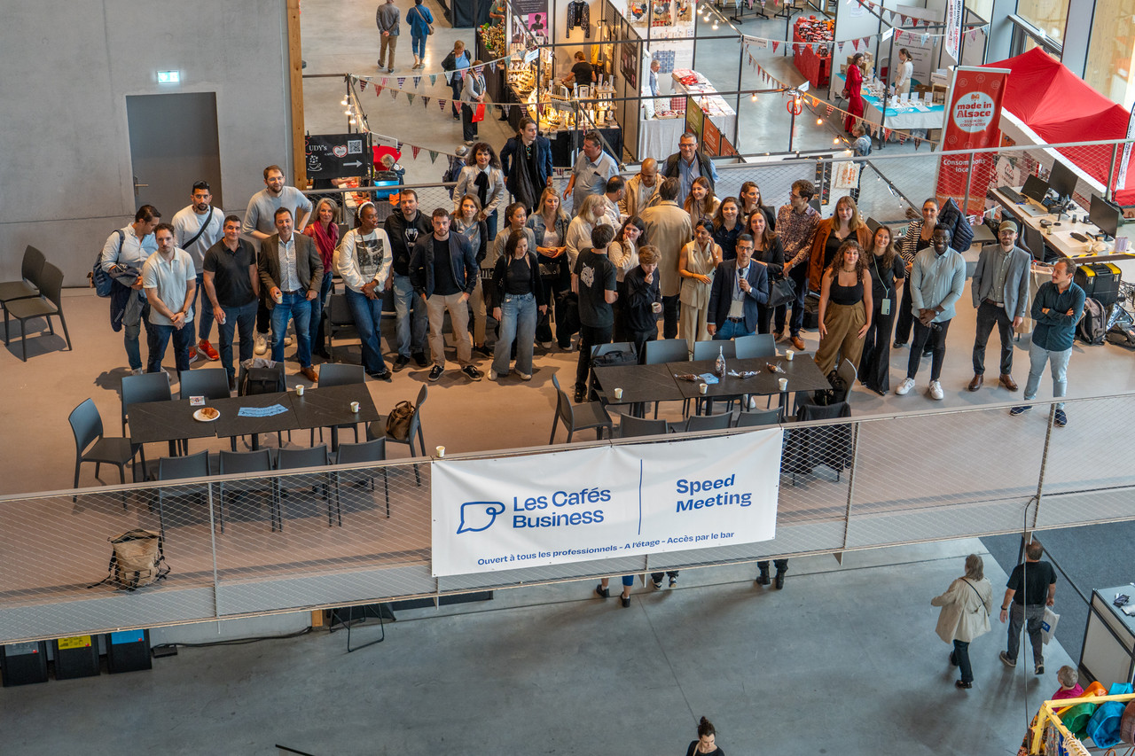 Les Cafés Business à la Foire Européenne de Strasbourg, Hall 1 sur la passerelle