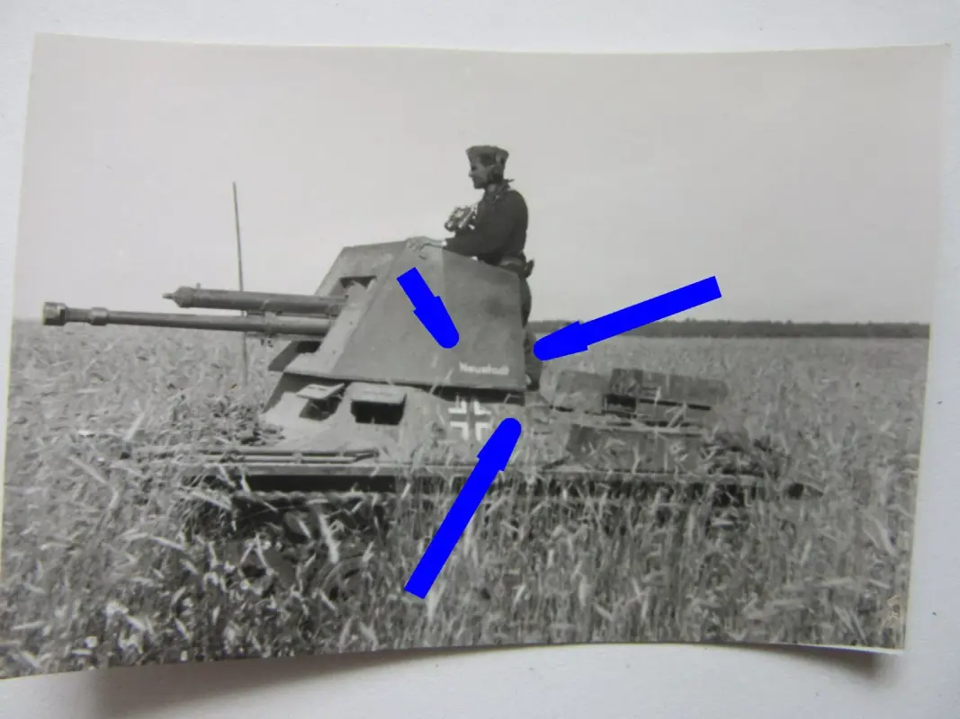 Foto WH Panzer Stug Panzerjäger I Name Neustadt