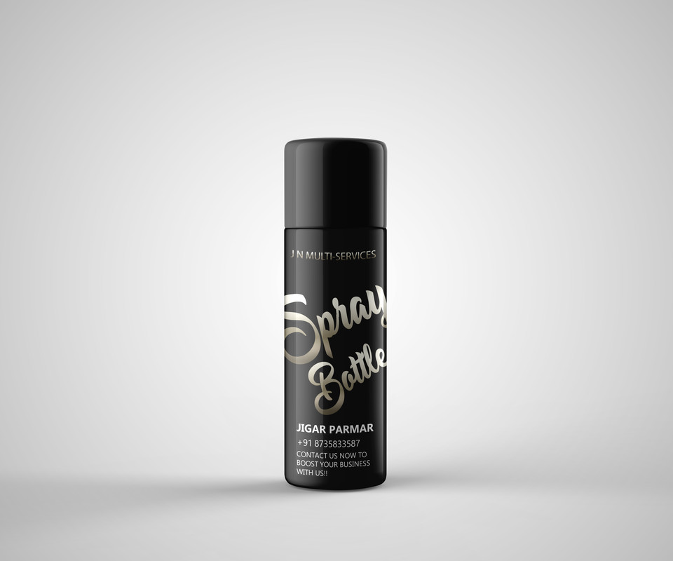 8 Deodorant Spray Mockup