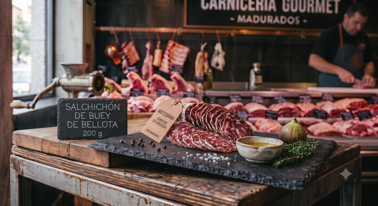 Salchichón De Buey De Bellota - 200 Gramos