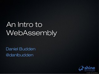An Introduction To WebAssembly