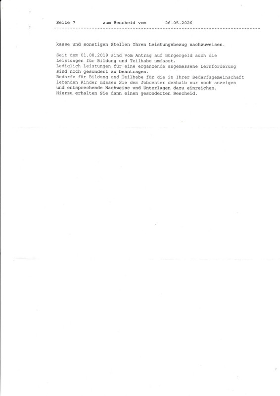 Alg II Bescheid 26 05 2026 7
