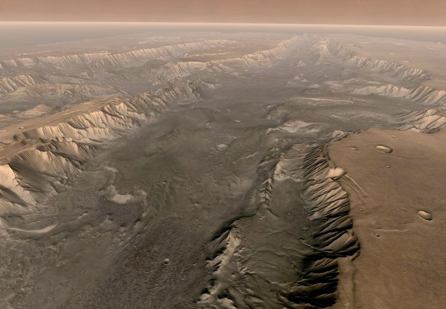 pianeta rosso marte acqua liquida 400 mila anni fa