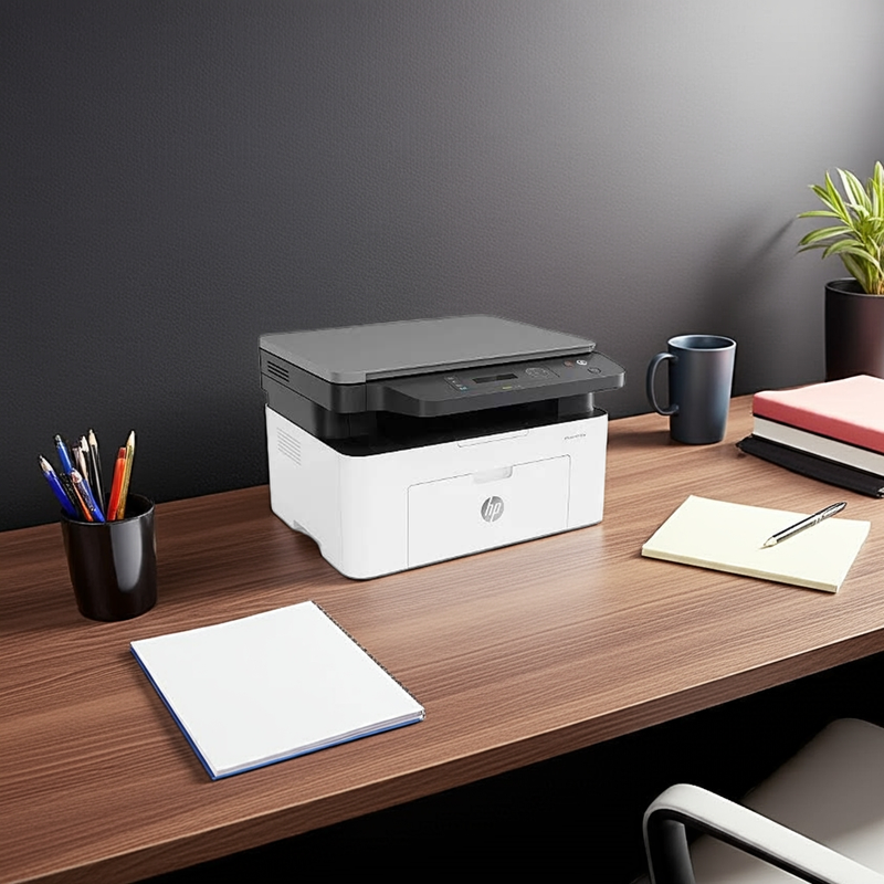Multifuncional HP em um ambiente de escritório