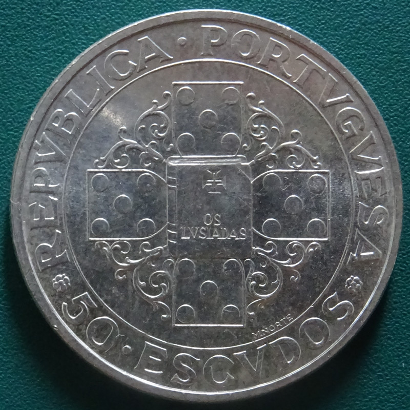 50 Escudos. Portugal (1972) 4º Centenario de "Os Lusiadas" POR-50-Escudos-1972-4-centenario-de-Os-Lusiadas-anv