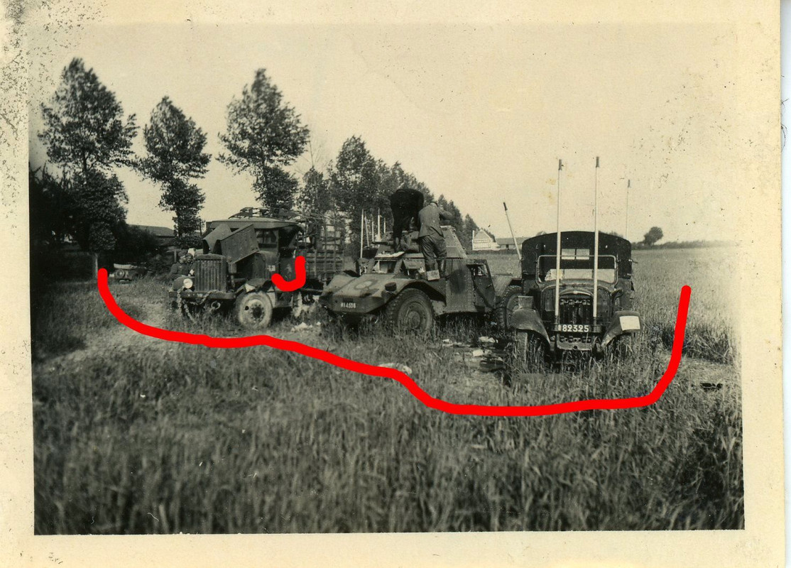 Frankreich Beute Panhard Panzerspähwagen PKW Aut