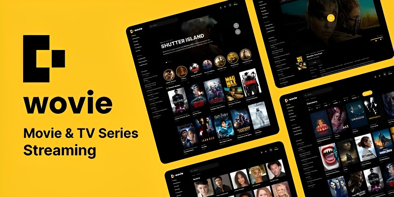 Wovie – Movie and TV Series Streaming Platform PHP Script