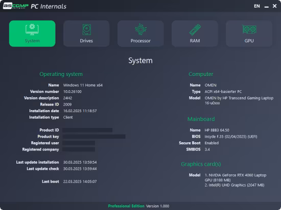 PC Internals Pro 2.002 Multilingual