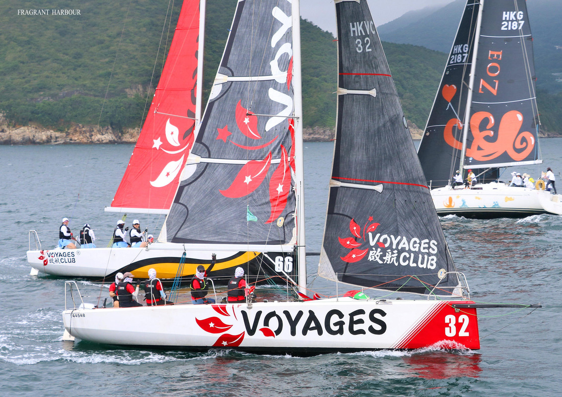 Plenty of colour on the course (Women's Sailing Festival 2024)