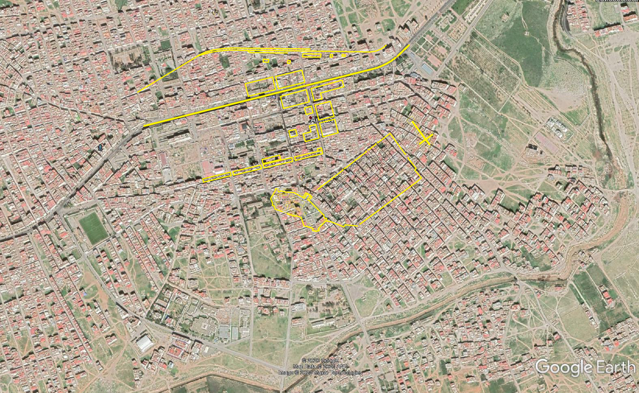 Situación de la Posición española de Monte Arruit