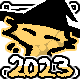 golden vistor badge (achieved by having your village visited 5+ times) for PCE's 2023 trick or treating