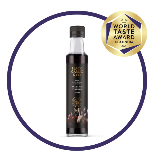 BLACK GARLIC & CO - BALSAMIC VINEGAR - AGED BLACK GARLIC & CHERRY