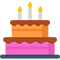 BADGES Birthday-cake