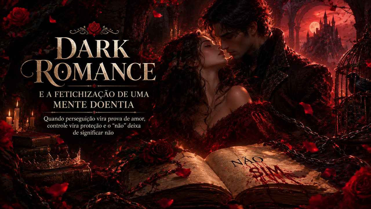 Capa do artigo Dark Romance e a fetichização de uma mente doentia - Literafan