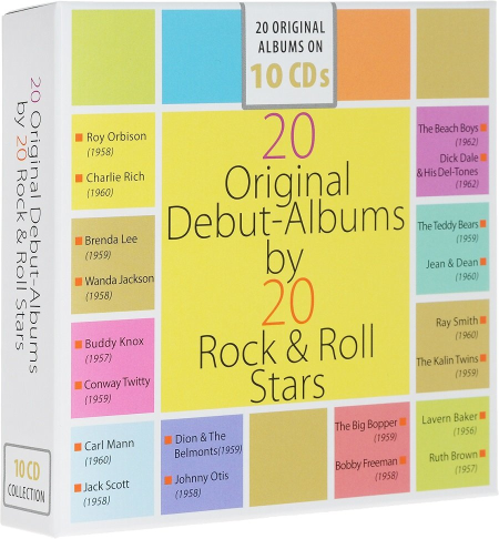 VA   20 Original Debut Albums by 20 Rock & Roll Stars [10 CD Box Set] (2017) FLAC