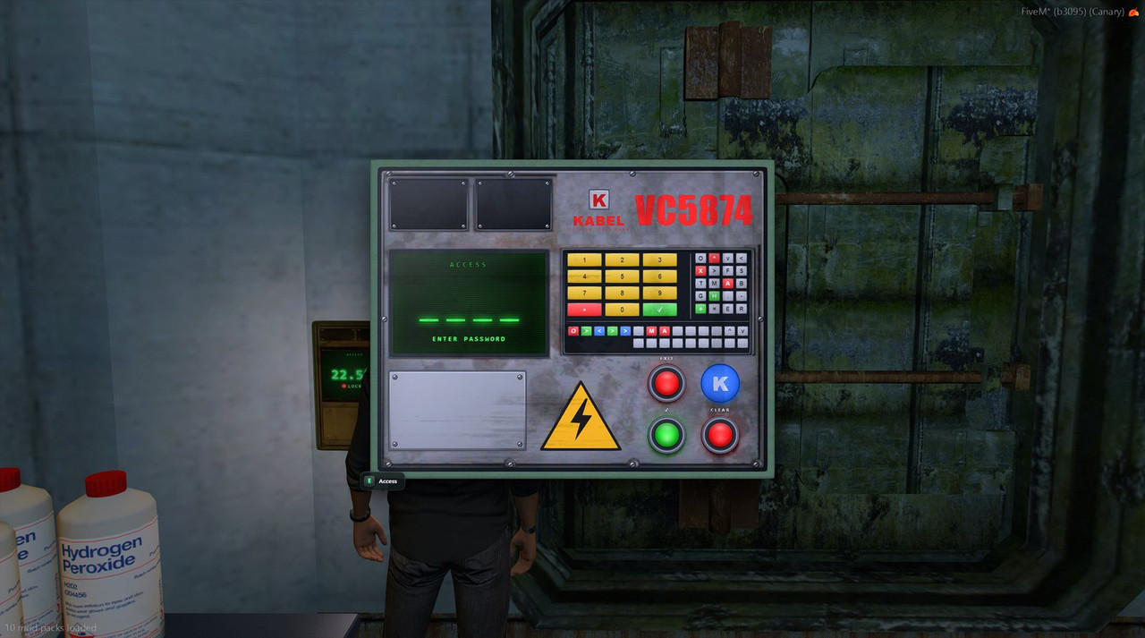 Vault keypad