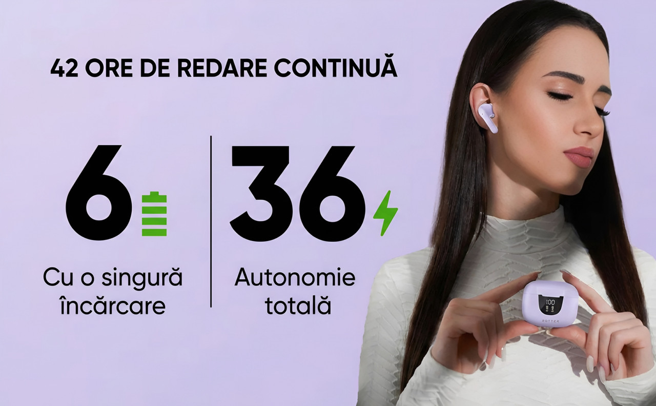 Casti wireless ROTTER ENC Mov
