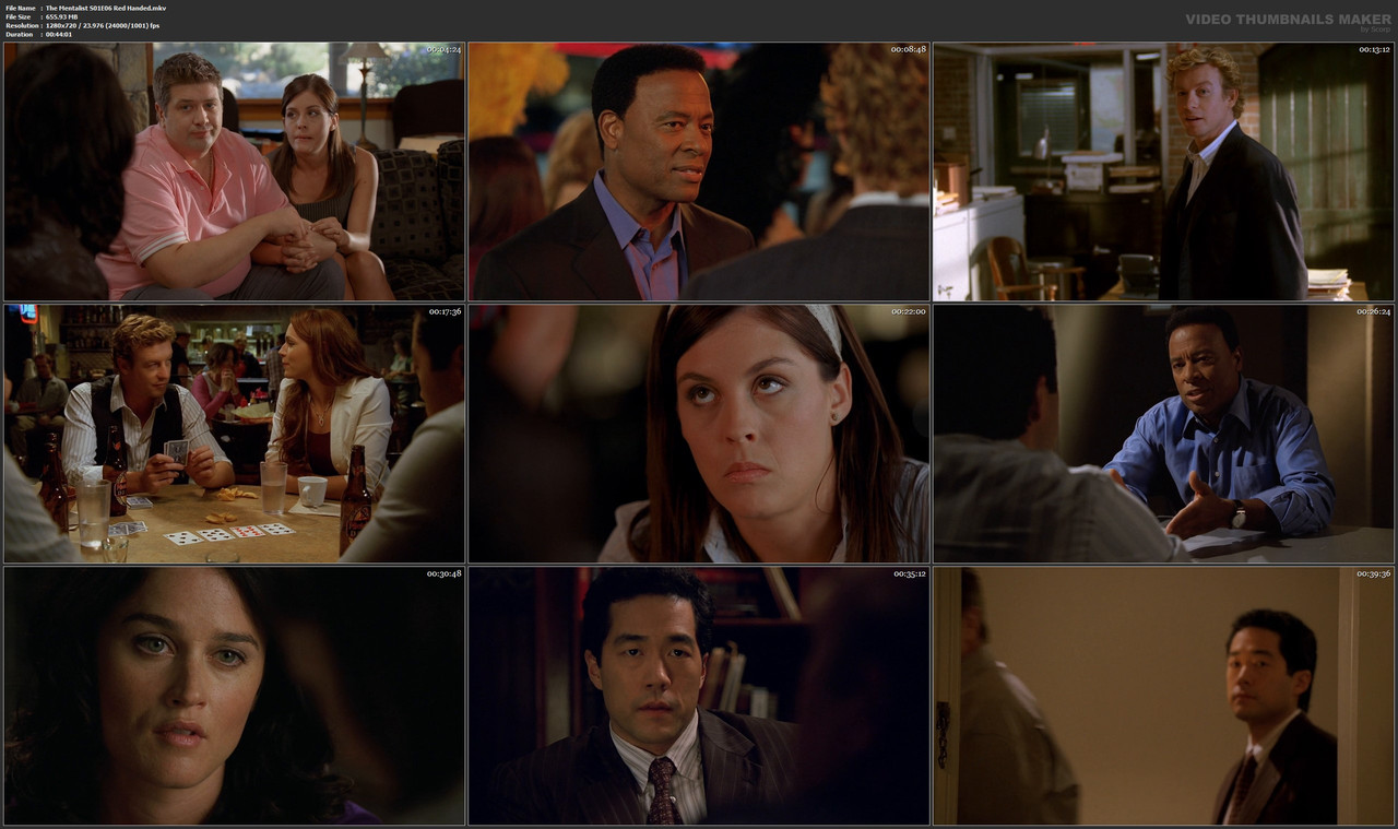 The Mentalist S01E06 Red Handed.mkv